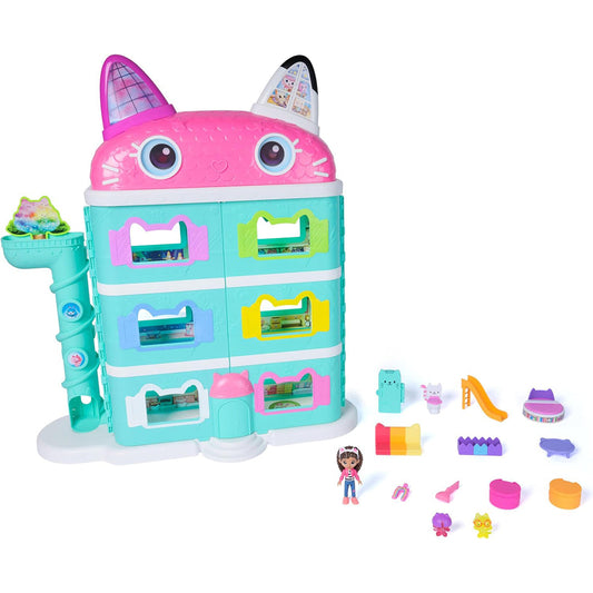 63cm Cat-Themed Interactive Dollhouse Playset