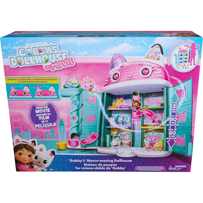 63cm Cat-Themed Interactive Dollhouse Playset