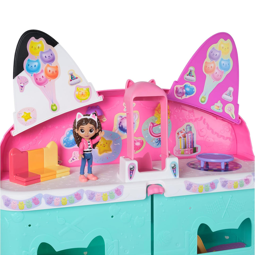63cm Cat-Themed Interactive Dollhouse Playset