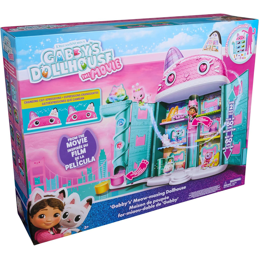 63cm Cat-Themed Interactive Dollhouse Playset